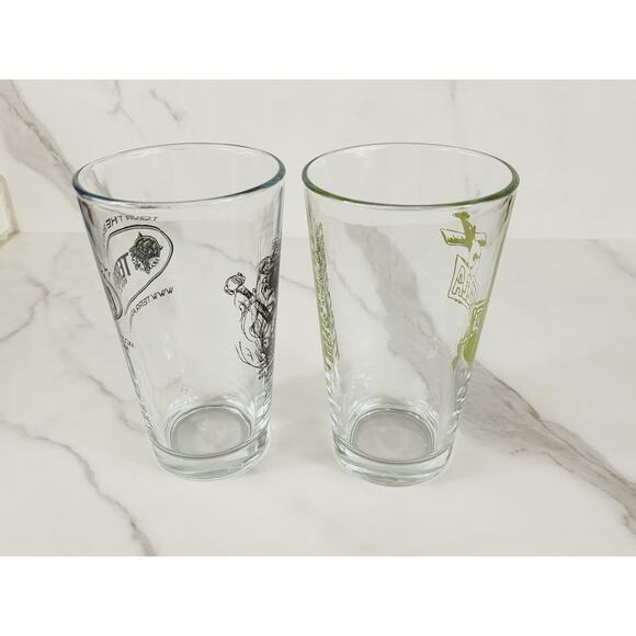 Terrapin Hopzilla Ale Pint Beer Clear Glass Tumbler 16oz Brewery 5 3/4" x2 - Picture 10 of 15